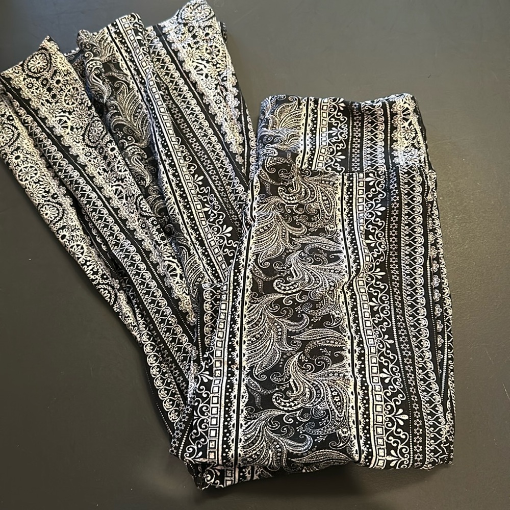 Flared bohemian pants